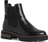 Tamaris Dames Chelseaboot 1-1-25418-27 020 zwart wijd Maat: 37 EU