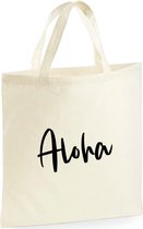 Aloha shopper | 10 Liter | Handtas | Strandtas | Tas | Cadeau | Gift | Print | Bedrukking | 40 x 40 CM
