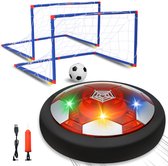 Pickwoo S11 Zwevende Hover bal - Kinderspeelgoed Zweefvoetbalset - oplaadbare voetbal  - Air Power voetbal zweefbal - met 2 doelen,LED-verlichting en veilige schuimbumper - voor 3-12 jaar oud