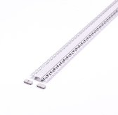 LED strip gips & stukadoor profiel, geschikt voor twee led-strips 2x100cm inclusief diffuser 200cm