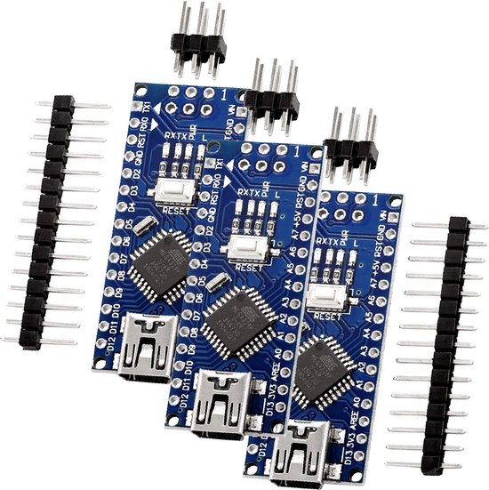 AZDelivery AZ-Nano V3-Board Mini USB Board ATmega328 5V 16MHz CH340 ...