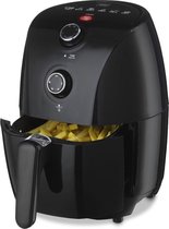air fryer- heteluchtfriteuse- 900 watt   Hetelucht friteuse 1.5 liter airfryer zwart- hetelucht friteuse
