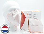 Dutch PPE Solutions - FFP2 mondkapje met 2 hoofdelastieken - 25 stuks - 100% NL kwaliteitsproduct