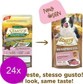 Stuzzy Dog Grain Free Monoprotein Pouch 150 g - Hondenvoer - 24 x Ham