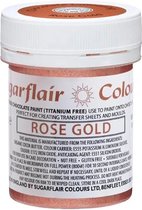 Sugarflair - Chocolade Verf - Rosé Goud - 35g