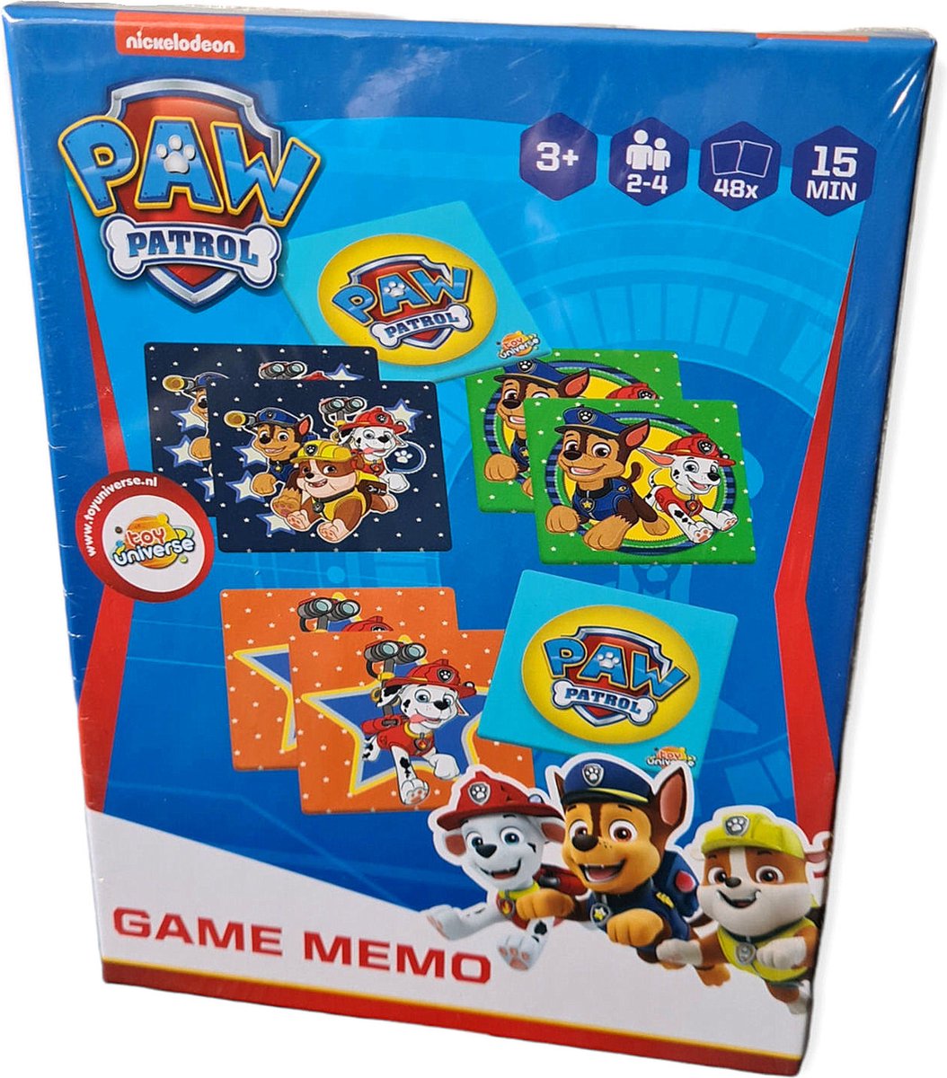 PAW Patrol Memory Game 48 Cards Games