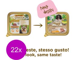 22x Stuzzy Hondenvoer Paté Kip 150 gr