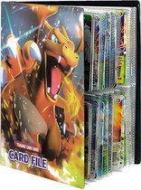 Pokemon Verzamelmap - Incl Poppetje en Card Sleeves - Album Pokemon Map voor Kaarten - Charizard Map