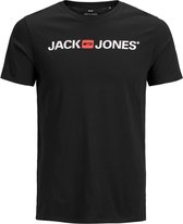 Jack & Jones T-shirt logo tee black (Maat: 6XL)