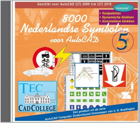 Cover van het boek '8000 Nederlandse Symbolen voor AutoCAD / druk 5' van R. Boeklagen