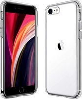 iPhone 7 Hoesje Transparant - Siliconen Back Cover  Apple iPhone 7 - Doorzichtig