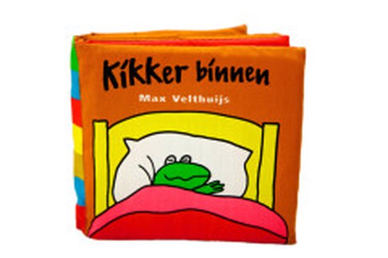 Cover van het boek 'Kikker binnen / Lapjesboek' van Max Velthuijs