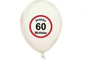 Ballonnen 60  - verjaardag - happy birthday