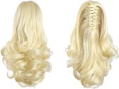 Premium Synthetic Fiber Grip-in Ponytail/ Ponytail met Klem (#60) Light Blonde P023