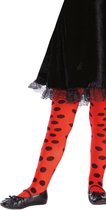 Carnival Toys Panty Stippen Meisjes Nylon Zwart/rood One-size