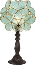 Tafellamp Tiffany 21*21*38 cm E14/max 1*25W Groen