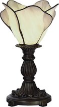 Tafellamp Tiffany ø 20*30 cm E14/max 1*25W Creme