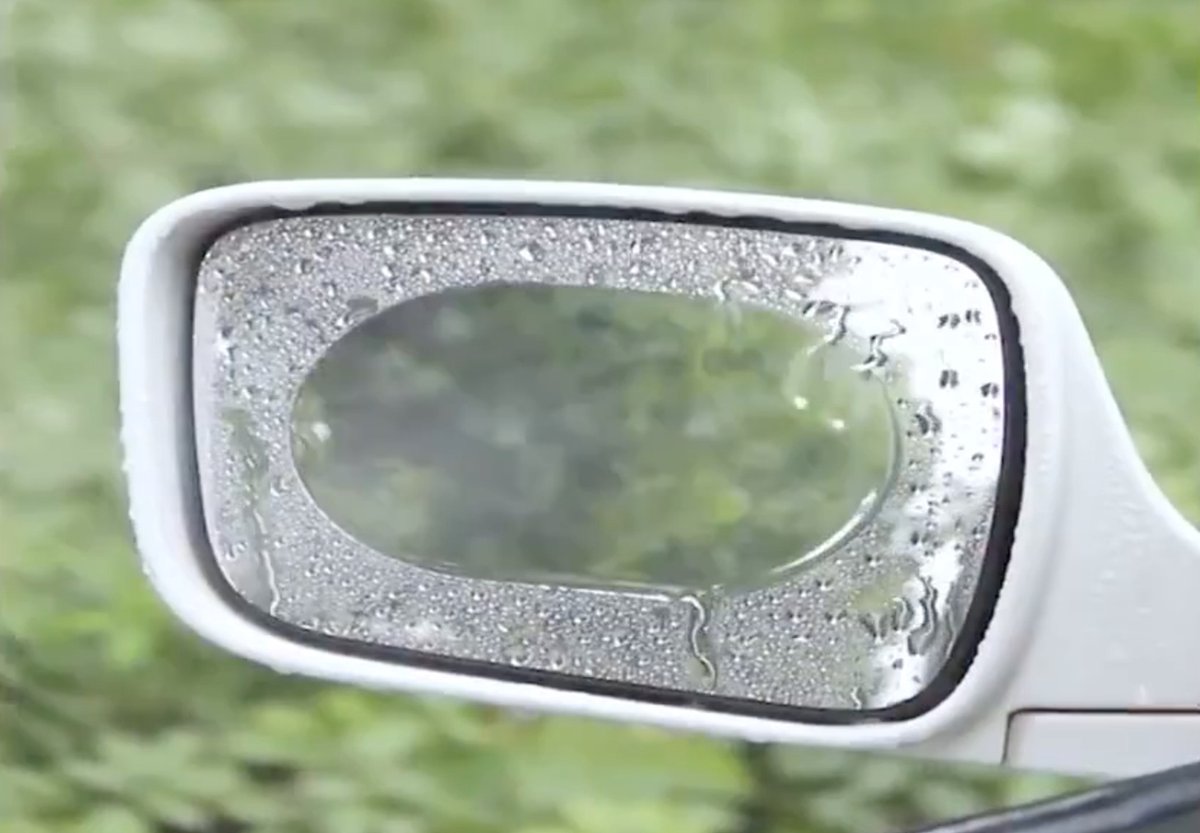 Anti regen sticker - Scooterspiegel - scooter sticker - Anti regen scooter - Autospiegel sticker - Spiegel folie - Voor zijspiegel auto - Altijd zicht- Buiten spiegel- Anti condens- Buitenspiegel auto