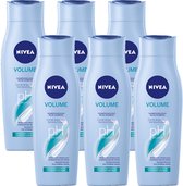 Nivea Shampoo Volume 6 x 250ml - Voordeelverpakking