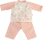 Schildkrot poppenkleding roze pyjama voor pop van 32,37,45,52cm