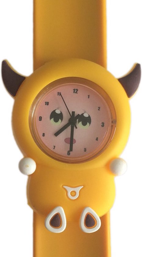 Sterrenbeeld (stier) horloge met slap on bandje