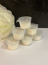Wax (geur) melts Vanilla Creme Cups zomer , handmade, de wax is plantaardig, natuurlijk en biologisch afbreekbaar, koosjer en niet op dieren getest