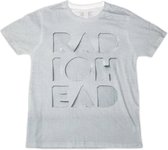 Radiohead Heren Tshirt -L- Note Pad Grijs