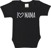 RompertjesBaby - I love mama - maat 92 - korte mouwen - baby - baby kleding jongens - baby kleding meisje - rompertjes baby - rompertjes baby met tekst - kraamcadeau meisje - kraam