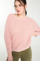 Cassis Dames Opengewerkte trui met lurex - Trui - Maat 38/40