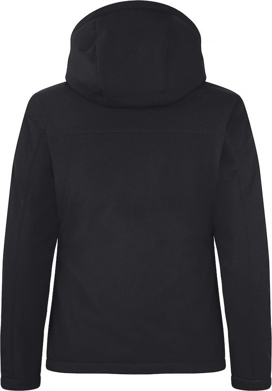 Clique Padded Hoody Softshell Women 020953 - Zwart - M