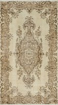 Vintage handgeweven vloerkleed - tapijt - Noa 214 x 122