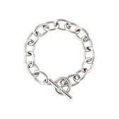 Armband Chain Naomi - schakel- stainless steel- zilver