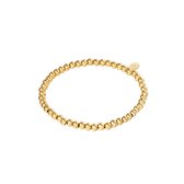 Armband  Kyra- beads-  stainless steel- goud