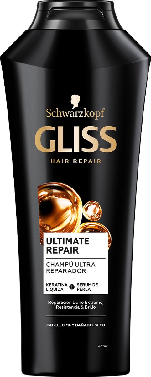 Schwarzkopf Mass Market Gliss Ultimate Repair Champú 370 Ml