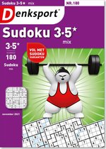 SYN-180 Denksport Puzzelboek Sudoku 3-5* mix, editie 180