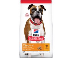Hill's Canine Adult Light Medium - Hondenvoer - Kip 2.5 kg