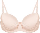 Voorgevormde bh zijkant kant beige 85 D