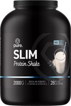 PURE Slim Protein Shake - 2000gr - Banaan  - Afslank Shake - Dieet Shake - Eiwitshake