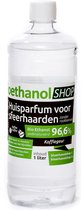KieselGreen 1 Liter Bio-Ethanol met Koffie Aroma - Bioethanol 96.6%, Veilig voor Sfeerhaarden en Tafelhaarden, Milieuvriendelijk - Premium Kwaliteit Ethanol voor Binnen en Buiten