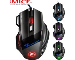 Game muis met RGB verlichting – 7 knoppen – Instelbare DPI – MOBA – FPS – Ergonomisch design