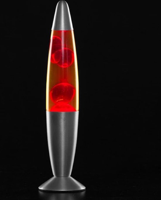 Luxiqo® Lava Lamp Red - Lampe pour chambre d'enfants - Lampe pour enfants - 25W - Magma Lava Lamp - Lampes de lave à lave - Lava - 34 cm