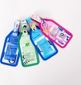 Étiquettes à bagages - Set de 4 - Recyclées et faites à la Handgemaakt - Durable - IWAS Products