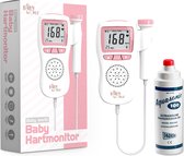 Doppler Pro – Doppler - Baby Hartje Monitor – Baby Doppler - Zwangerschapscadeau – Zwanger - Inclusief Ultrasound Gel 250 ml – Doppler Gel