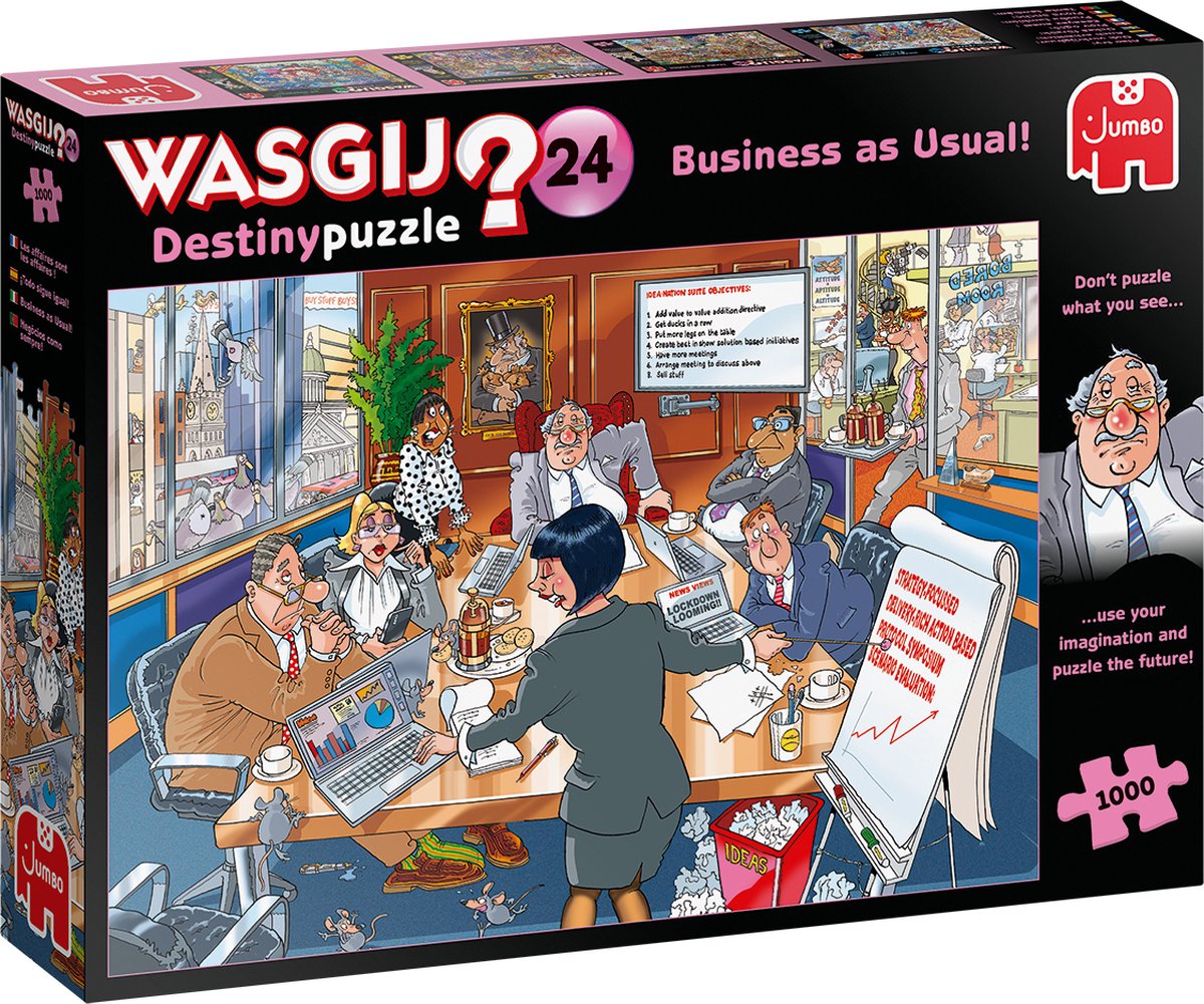 Wasgij Destiny 24 Business As Usual! puzzel - 1000 stukjes | bol.com