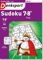 7SN-026 Denksport Puzzelboek Sudoku 7-8* king, editie 26