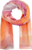 Dunne Sjaal Multicolor - 180x85 cm - Oranje