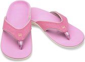 Spenco - Slippers Yumi dames - Canvas pink - Schoenmaat: 41.5 (26.5 cm)