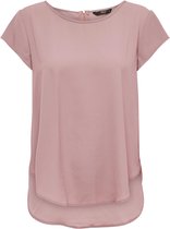 Only T-shirt Onlvic S/s Solid Top Noos Ptm 15142784 Pale Mauve Dames Maat - 42