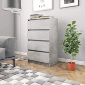 MEUBELEXPERT-  Kast -Dressoir - Commode - Ladekast - Wandkastje - Wandmeubel - Dressoirs - Zijkast - Keukenkast - Halkast - Woonkamer - Salon- Hal -Grijs