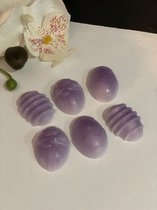 Wax (geur) melts fris linnen voor pasen , handmade, in leuke paas ei vormpjes, de wax is plantaardig, natuurlijk en biologisch afbreekbaar, koosjer en niet op dieren getest